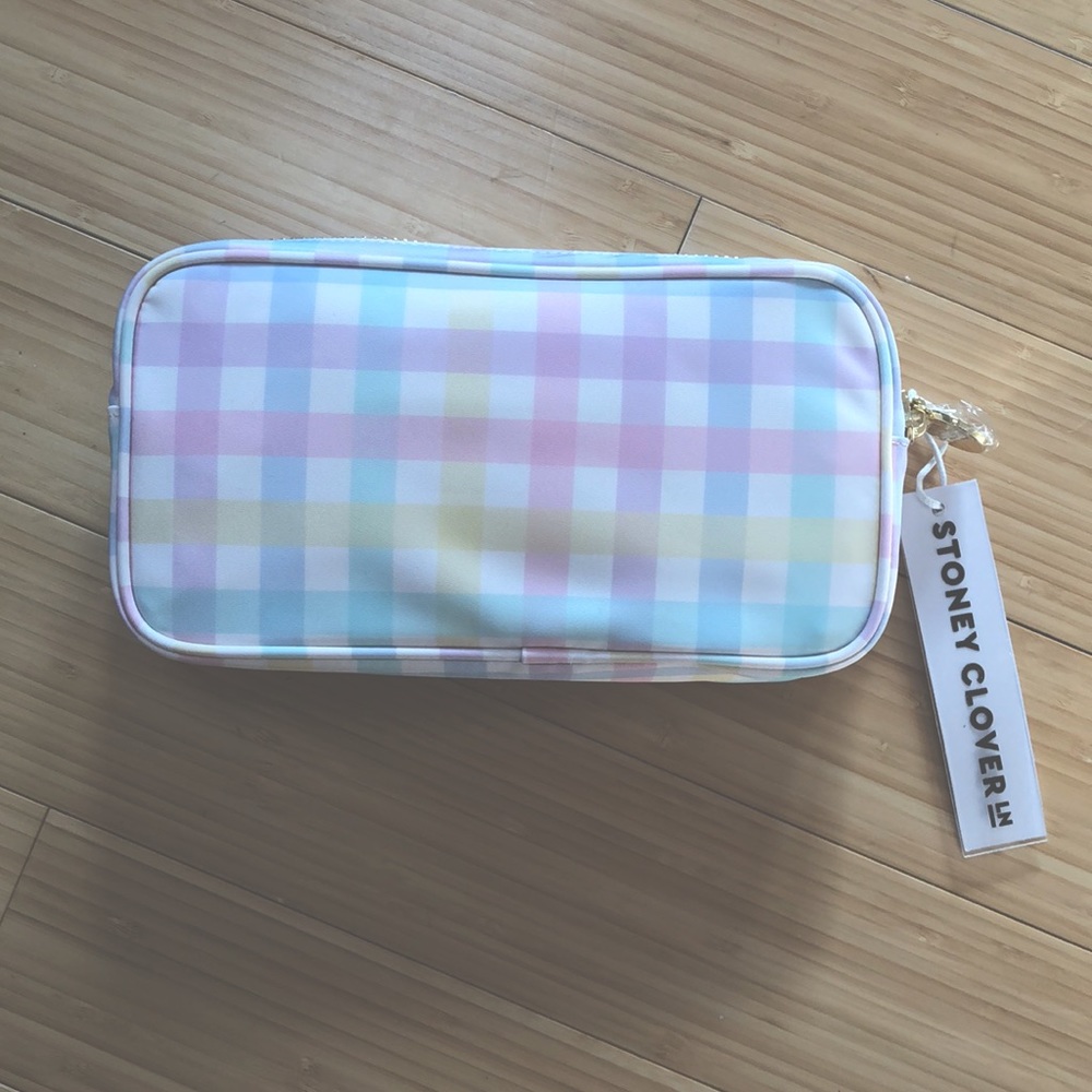 SCL gingham small pouch